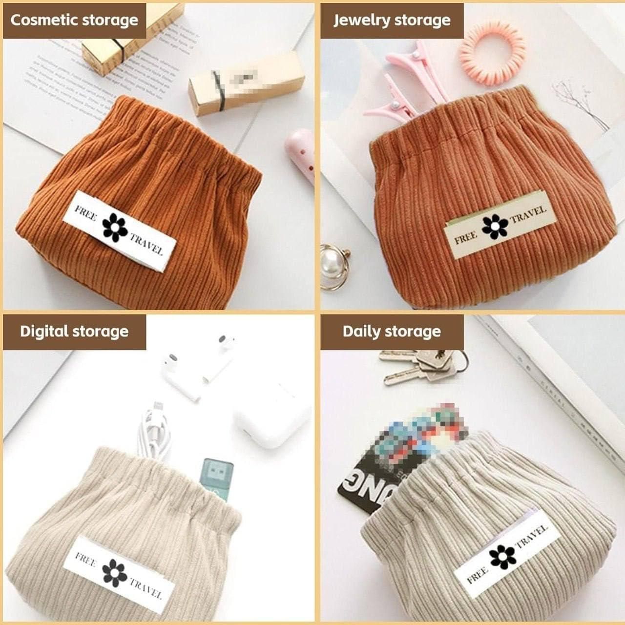 Elastic Stretchable Storage Pouches (Pack of 5)