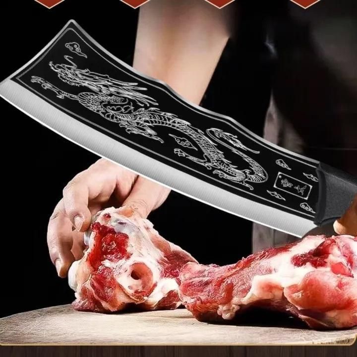 Professional Dragon Chopping Knife – Heavy-Duty Stainless Steel