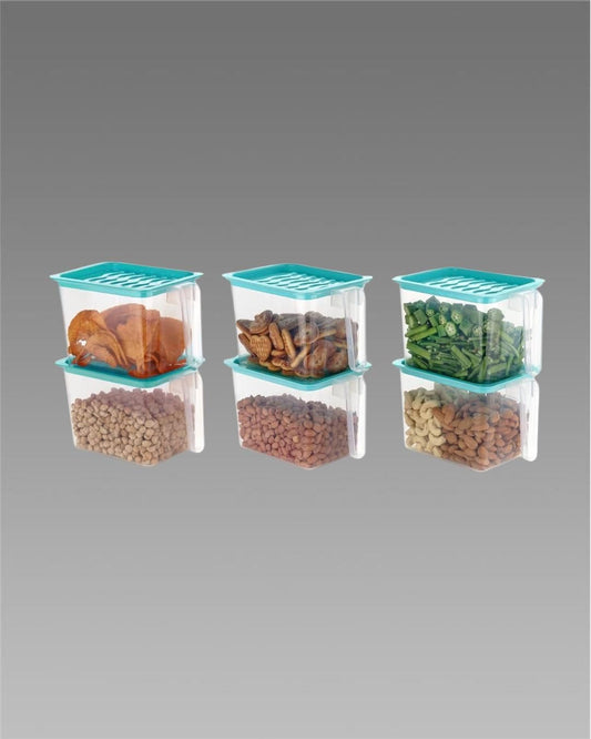 Unbreakable Kitchen Storage & Fruit Baskets – 1000ml (Pack of 6)