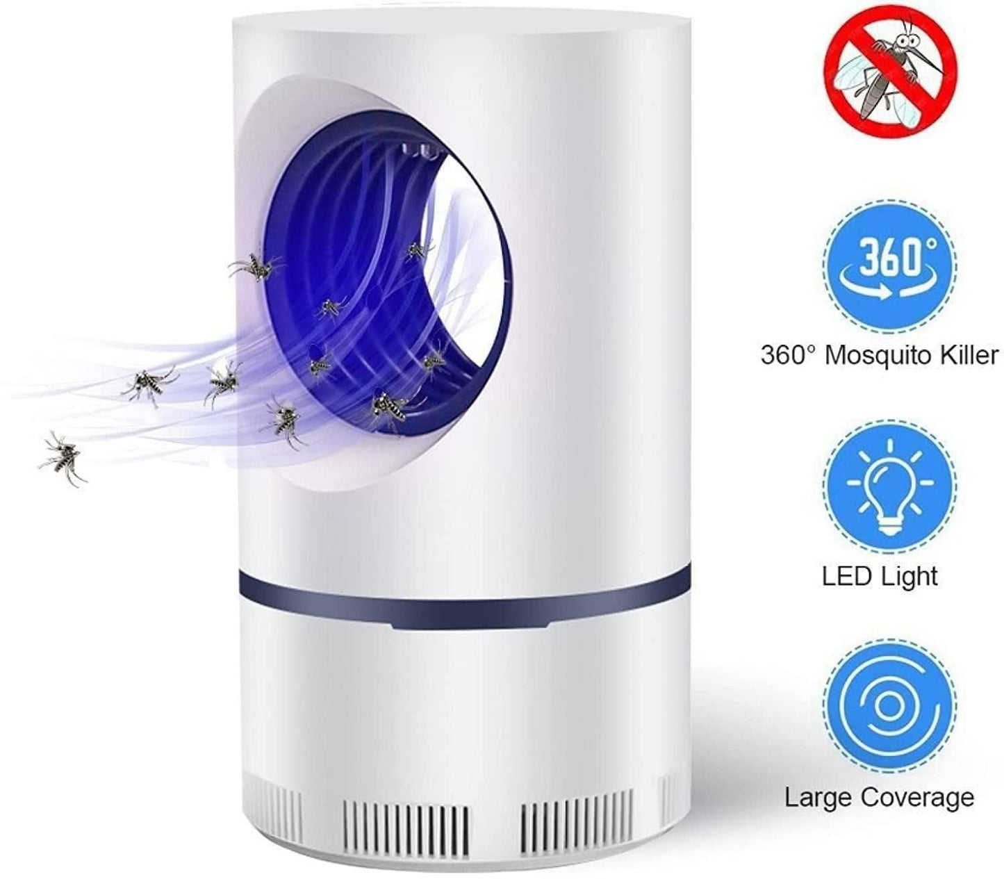 2-in-1 LED Mosquito Killer Machine & Trap Lamp – Chemical-Free Protection