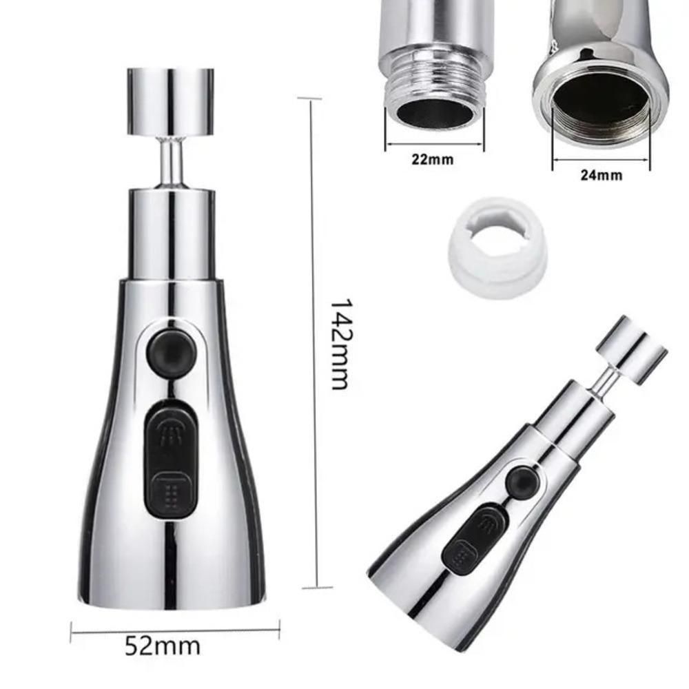 3-Mode High-Pressure Kitchen Sink Faucet