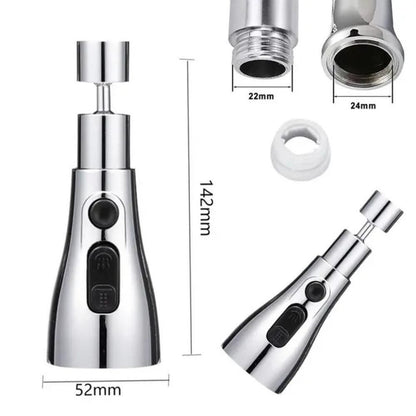 3-Mode High-Pressure Kitchen Sink Faucet