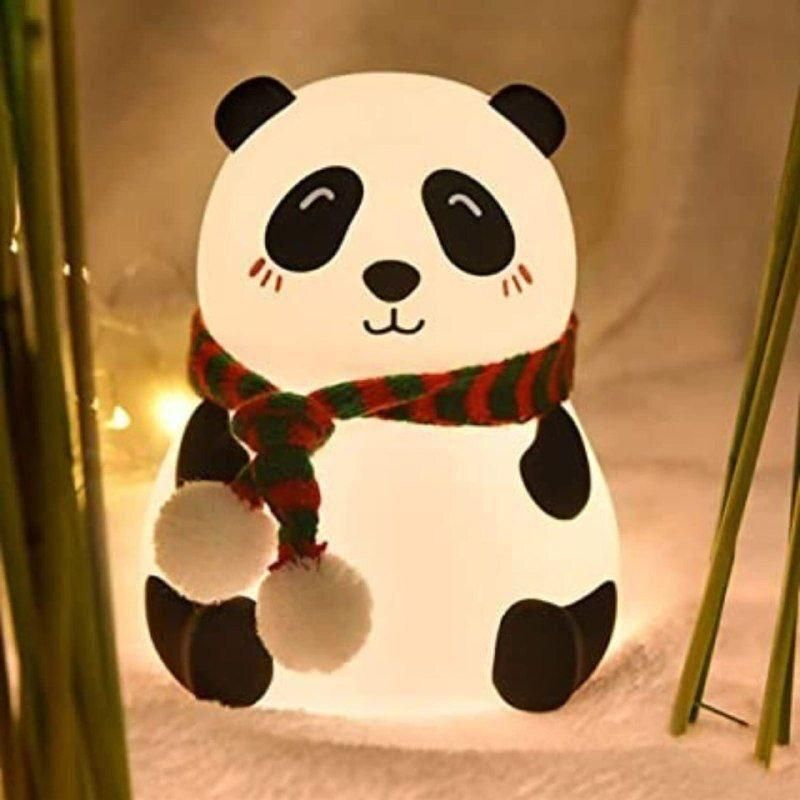 Cute Panda Silicone Touch Lamp For Kids