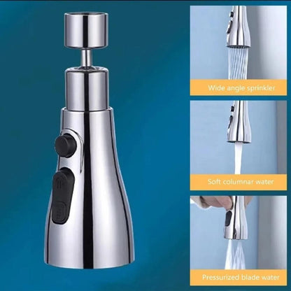 3-Mode High-Pressure Kitchen Sink Faucet
