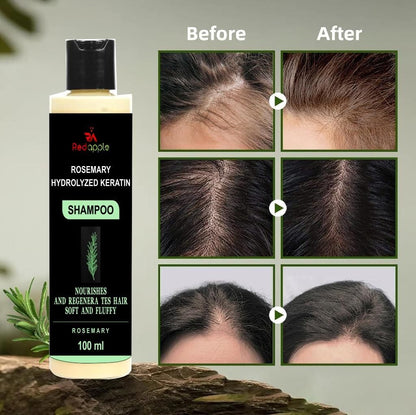 Rosemary Hydrolyzed Keratin Shampoo 200ml (Pack of 2)