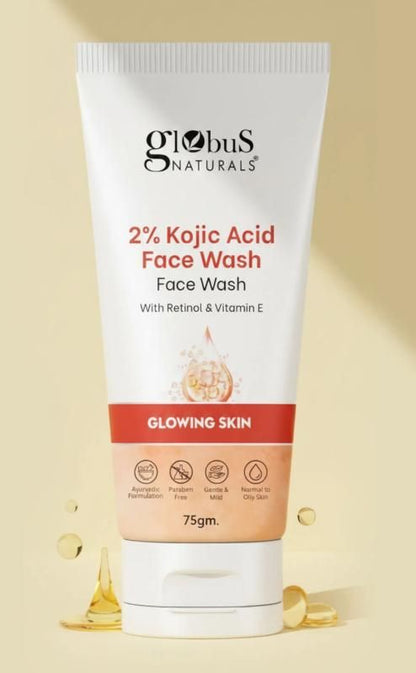 Kojic Acid Face Wash Duo – Advanced Brightening & Anti-Aging (Pack of 2)