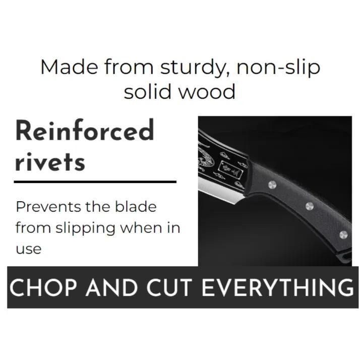 Professional Dragon Chopping Knife – Heavy-Duty Stainless Steel