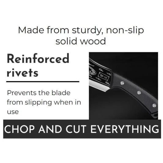 Professional Dragon Chopping Knife – Heavy-Duty Stainless Steel