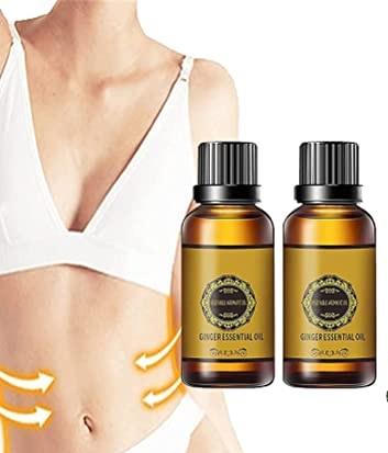 Donnara Organics Belly Drainage Ginger Oil – Natural Tummy & Body Toning