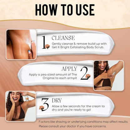 Forgotten Skincare Underarm Brightening Deodorant Cream 200ml (Pack of 2)