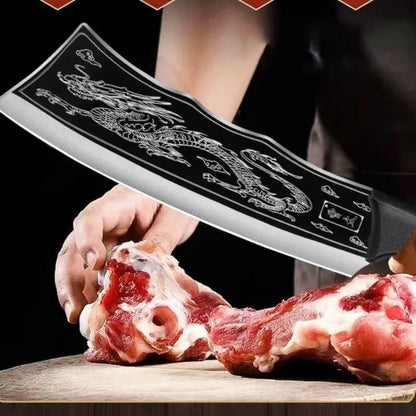 Professional Dragon Chopping Knife – Heavy-Duty Stainless Steel