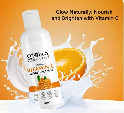 Globus Naturals Herbal Moisturizing Lotion 100ml each (Pack of 4)