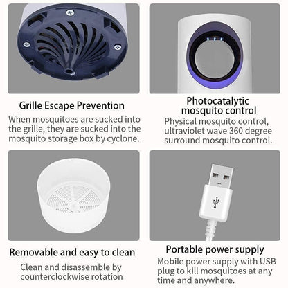 2-in-1 LED Mosquito Killer Machine & Trap Lamp – Chemical-Free Protection