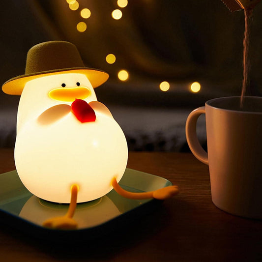 Lazy Duck Silicone Touch Lamp – The Ultimate Nighttime Companion for Kids