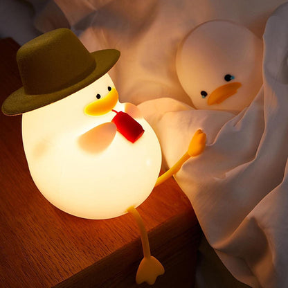 Lazy Duck Silicone Touch Lamp – The Ultimate Nighttime Companion for Kids