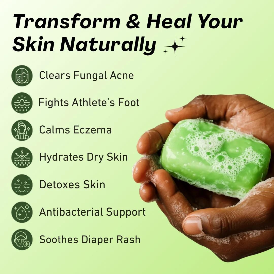 Tea Tree Oil Facial Soap – Deep Cleansing & Clarifying (Pack of 2)