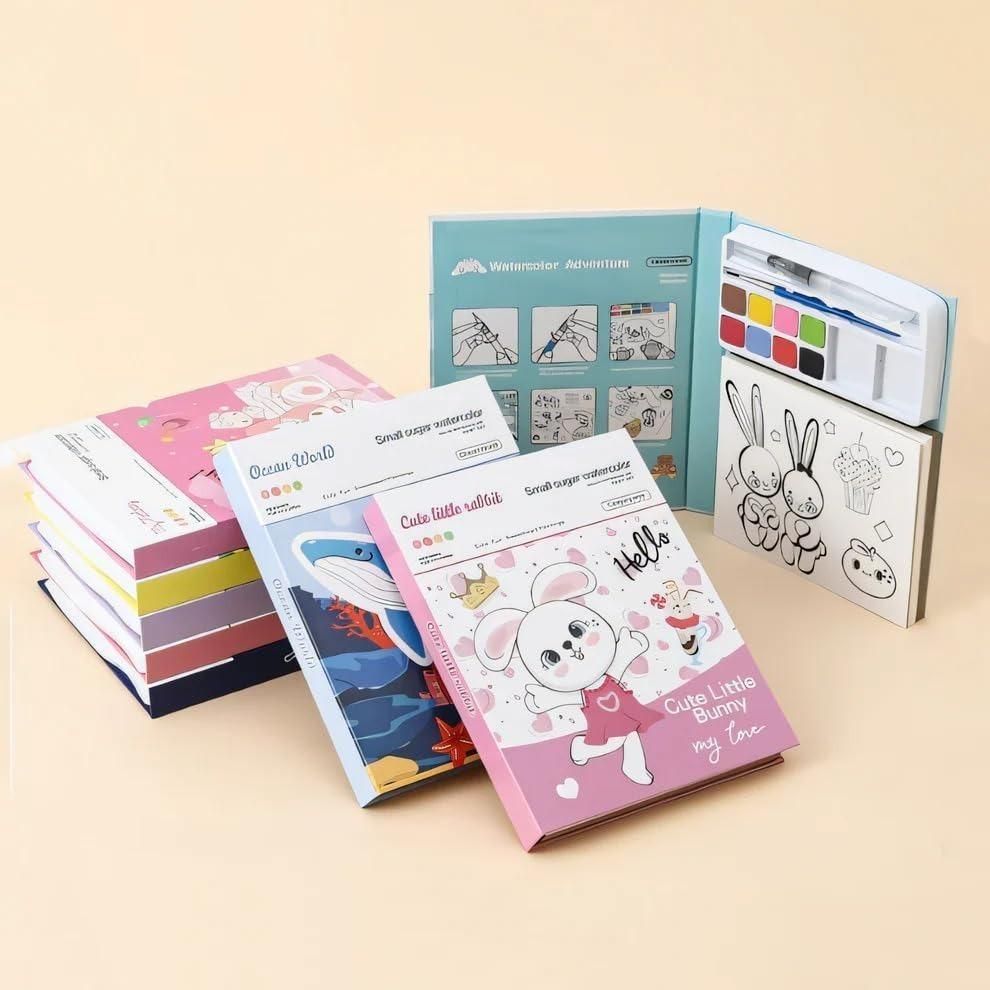 Magic Water Painting Book – Mess-Free Creative Fun!