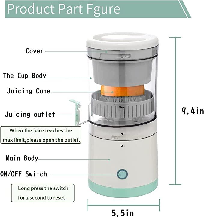 Portable Wireless Electric Citrus Juicer