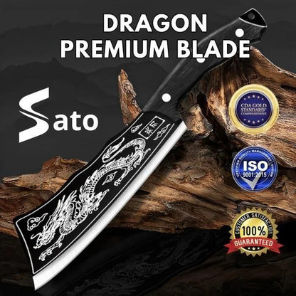 Professional Dragon Chopping Knife – Heavy-Duty Stainless Steel