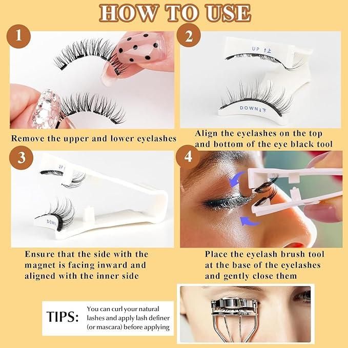 Glamorous Magnetic Eyelashes (Pair of 1)
