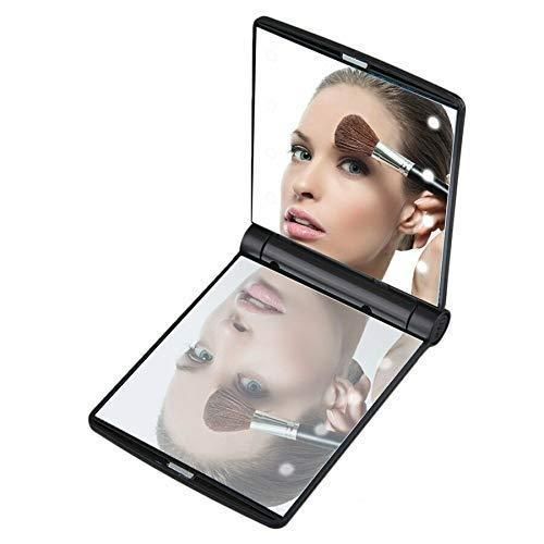 Portable Folding LED Makeup Mirror