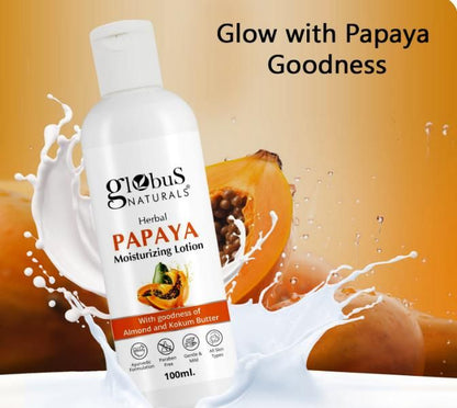 Globus Naturals Herbal Moisturizing Lotion 100ml each (Pack of 4)